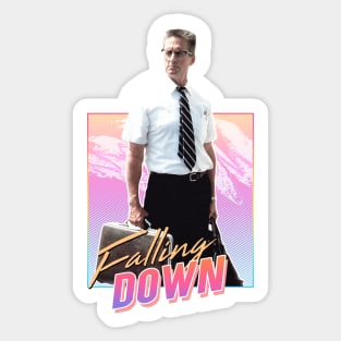 Falling Down - 80s Sticker